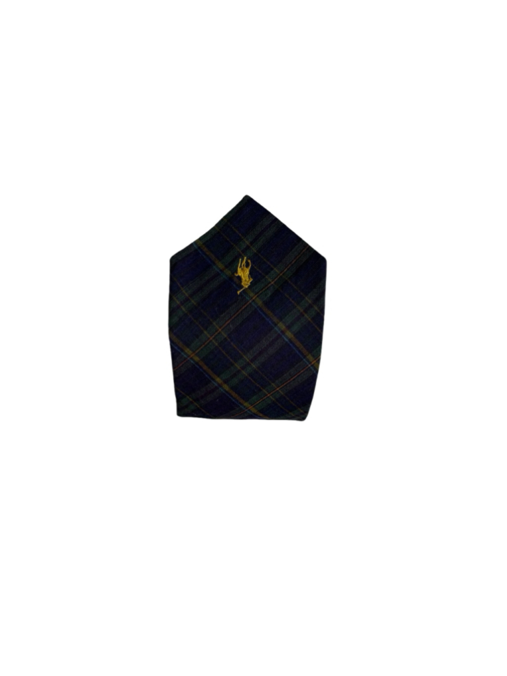 Polo Ralph Lauren Men’s Purple Green Plaid 100% Cotton Tie Embroidered Pony